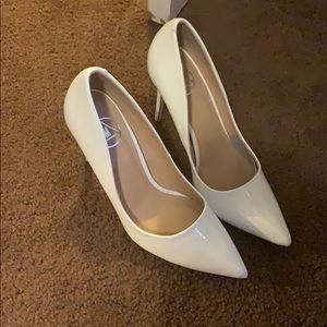 Misguided white heels
